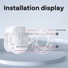 Teemyaa 2 Pack Light Fixture Mounting Brackets, Ceiling Light Mounting