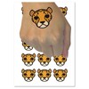 Spotted Cheetah head Temporary Tattoo Water Resistant Fake Body Art
