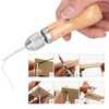 SALUTUYA Leather Sewing Awl, Leather Hand Stapler, Quilted Stitch Awl,