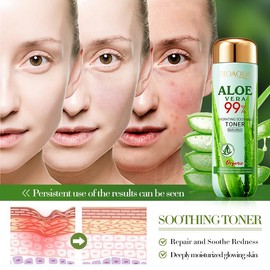 Aloe Vera Hydrating Soothing toner, 130ml，improves rough, dehydrated skin moisturizes and nourishes，long moisturizing skin，soothing and rejuvenating