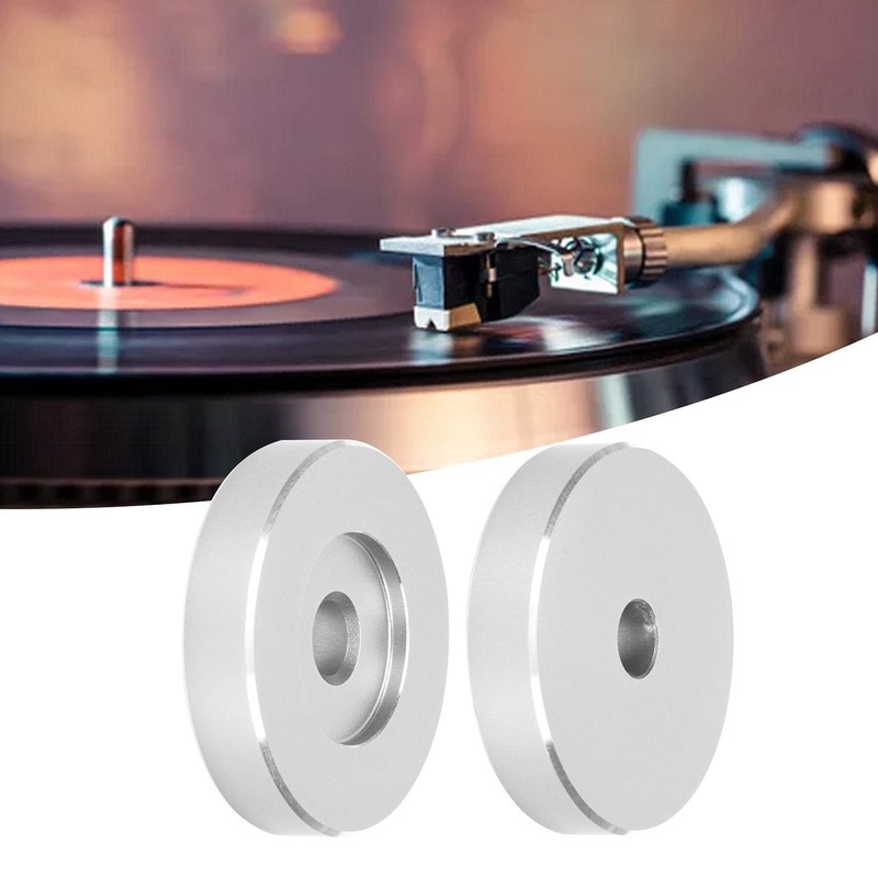 45 RPM Adapter, Stable Conversion Sheet Aluminum 38mm X 8mm