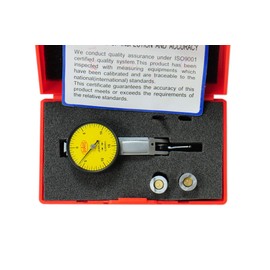 Shars .030" x .0005" Dial Test Indicator in Fitted Case,Yellow Face 303-3203Y P]