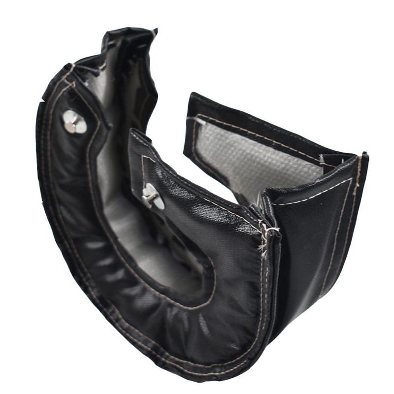 labwork Black T6 Turbo Heat Shield Blanket Cover with 2Inch