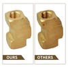 MuRealy 3/16" Brake Line Tee Fitting Kit (4PCS) - Brass