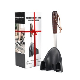 REVEX 2Pcs Long Handle Shoe Horn,10''-31'' Telescopic Shoe Horn Long Handle for Seniors Men Women,Long Shoe Horn with Heel Protection,Smooth Shoehorn Spoon Helps to Put On the Shoes.