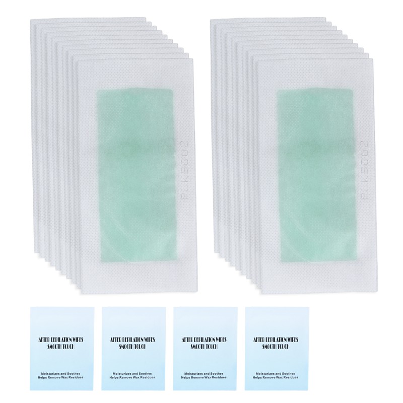 40pcs Wax Strips Kit Double Sides Fast Hair Remover Strips