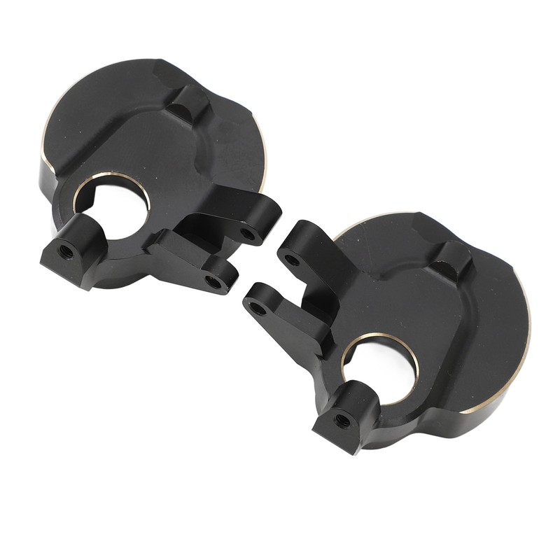 2Pcs RC Steering Knuckles Black Coated Brass Front Steering Knuckles