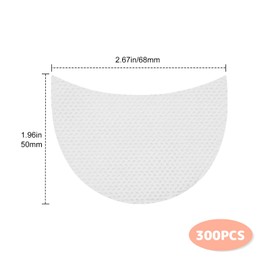 NAFJYR 600 Pcs Makeup Tape for Eyeshadow, Eyeliner Shadow Stickers Shield Stencil for Prevent Eyelash Extensions Tinting