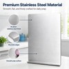 Tabla de Cortar de Acero Inoxidable con Borde 90° Anti-Deslizante