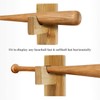 Shiwaki Baseball Bat Rack Bamboo Wood Baseball Rack Hanging Baseball