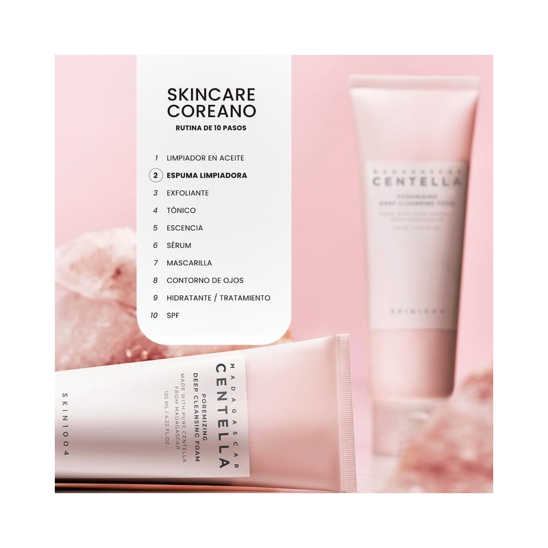 Espuma Limpiadora Profunda SKIN1004 Madagascar Centella 125ml