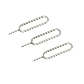 Set of 3 SIM Cards, Release Pin Removal Pin, Extractor, For Smartphones, SIM Card, Replacement Parts, Compatible with iPhones