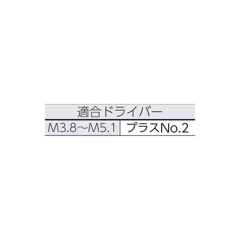 TRUSCO(トラスコ) コーススレッドスクリューラッパ頭ステン M3.8×38 55本入 TKS-S38R
