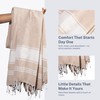 9Threads Cotton Turkish Beach Towel with Bag Towels Oversized 36"x72"