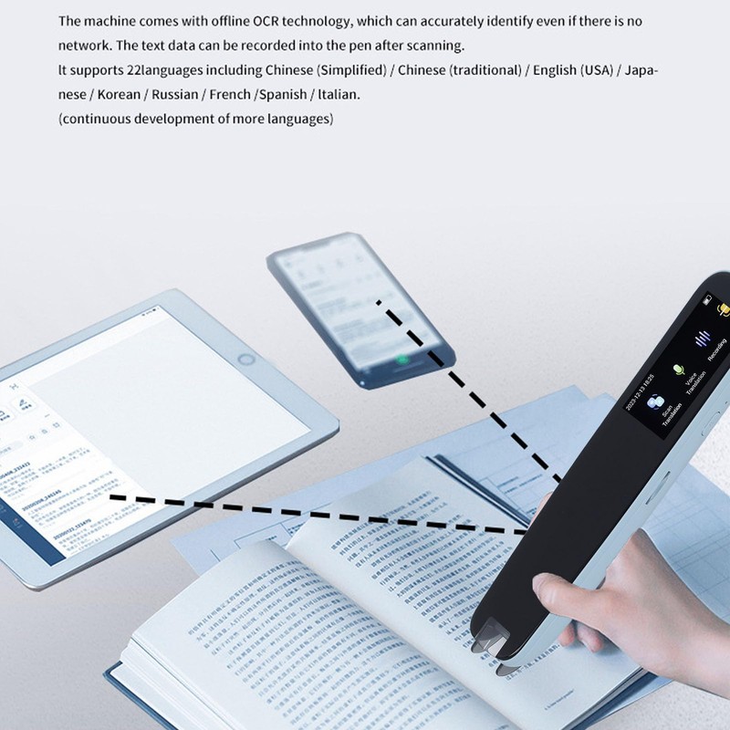 Translation Pen Scanning, Scan Reader Pen Scanner Translator Device Language