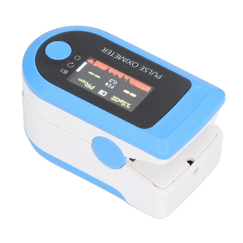 Fingertip Pulse Oximeter Digital Blood Oxygen Saturation Monitor with LED