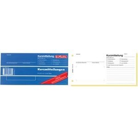 Herlitz Kurzmitteilung Carbonless 2 x 40 Sheets 210 X 105 mm