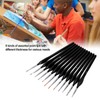 12Pcs Paint Brush Set for Face MakeUp Nail Scale Model