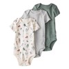 little planet by carter's unisex-baby 3-pack Long Sleeve Bodysuits made