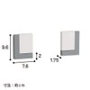 Belca FK-PW Kitchen Storage Magnetic Kitchen Paper Holder FLAT in