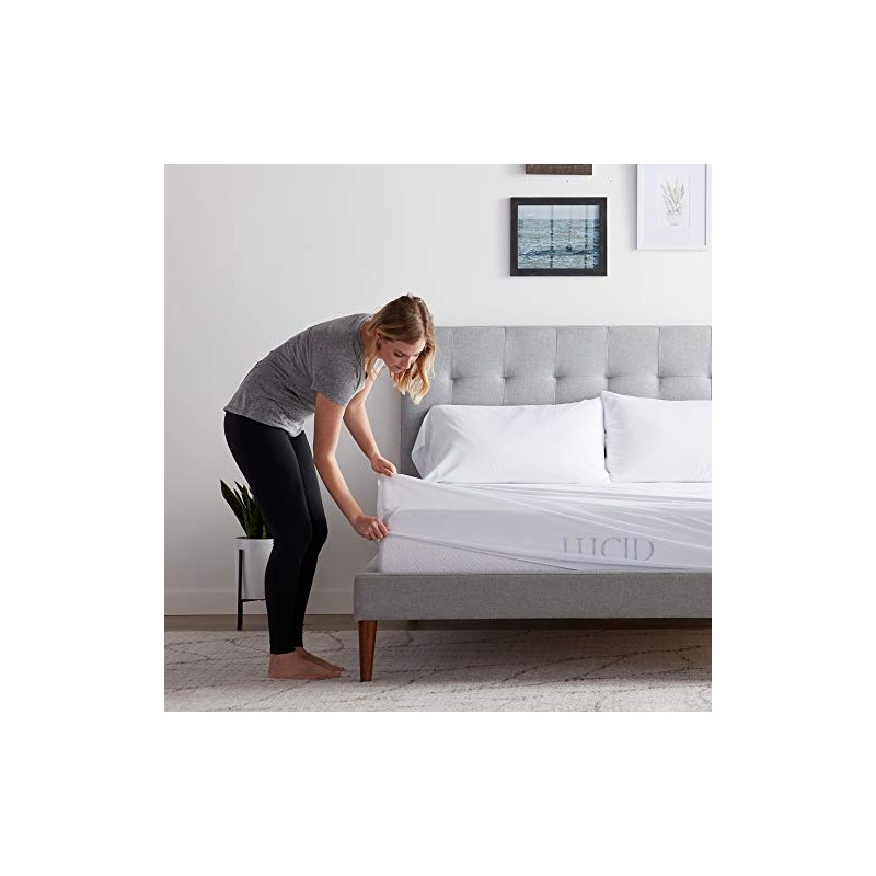 Lucid - Protector de Colchón de Bambú - 100% Impermeable