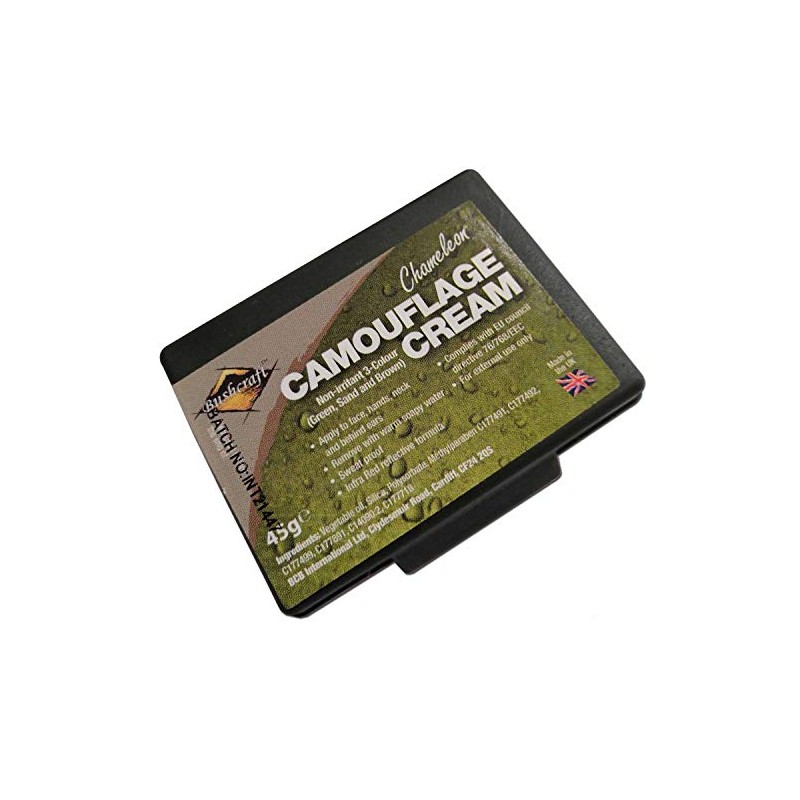 BCB International Camouflage Cream 3 Colours Multi-Terrain NATO Approved Chameleon
