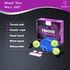 NAZRET Tennis Trainer Rebounder Set – Solo Tennis Trainer Practice