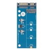 NGFF M.2 to SATA Riser Card Adapter Converter Card Blue