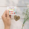 Little Pocket Hug Just For You Wooden Heart Token with