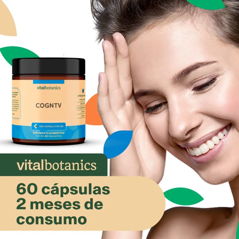 Vitalbotanics Nootropico Con Hongo Melena Leon Con 60 Caps Sabor