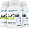 Puregen Glycine | 1000 mg 100 Veg Capsules | Pack