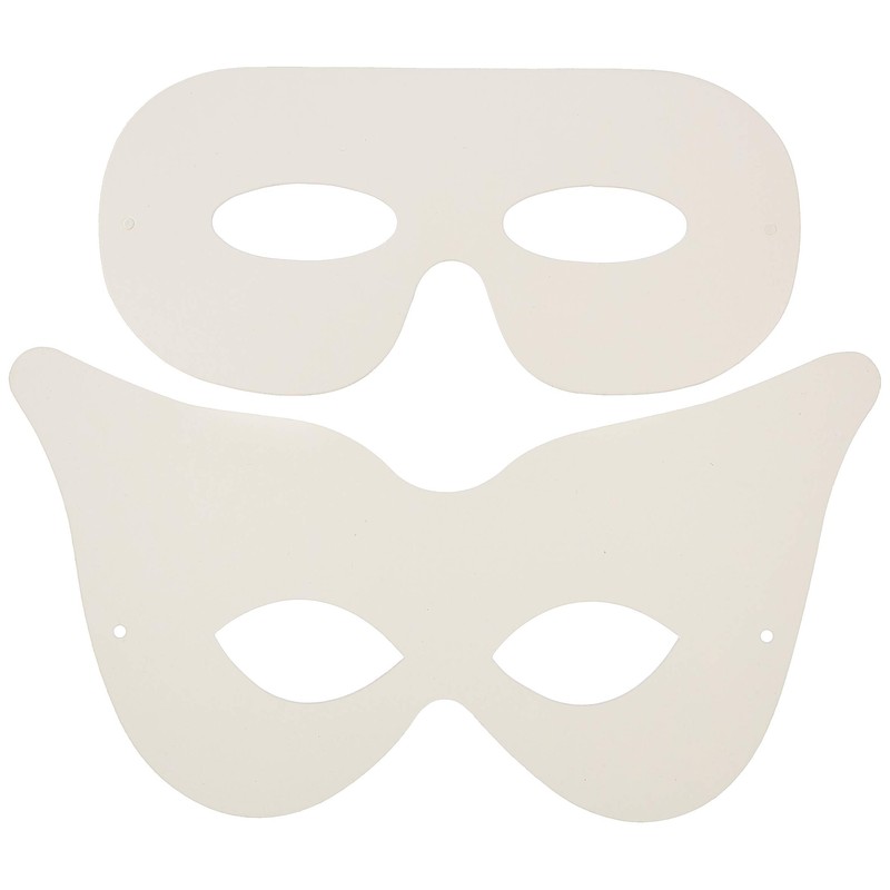 Baker Ross Baker Ross Masken-Set in Weiß, sortiert (12 Stück)