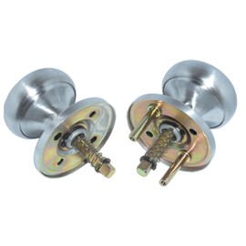 Em-D-Kay Dull Chrome Solid Knob and Rosette Assembly Kit (Fits 22AC)