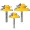 WSOOX 1/4 Inch Shank 45 Degree Lock Miter Router Bit