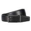 SENDEFN Men's Leather Belt, Automatic Belt, Men's Ratchet 35 mm