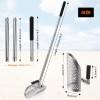 N/A Long Handle Sand Scoop with Shovel for Metal Detecting,