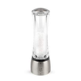 PEUGEOT Daman 25458 - Macinasale manuale u'Select, in acrilico/acciaio inossidabile, trasparente/argento, altezza: 21 cm