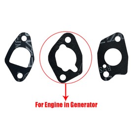 WOTIAN Carburetor Gaskets Compatible for Champion Firman Generator 2kw 2.5kw 3kw,for Honda GX160 GX200 GX212 GX225 Engine 5pcs Air Filter Insulator (for Engine in Generator)