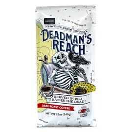Raven's Brew Ground Coffee 12 oz - Dark Roast - High Speed Blend with a Sweet Bite (Deadman's Reach)