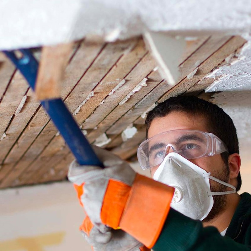 Dekton 3PC DUST MASK with Valve, White, One Size