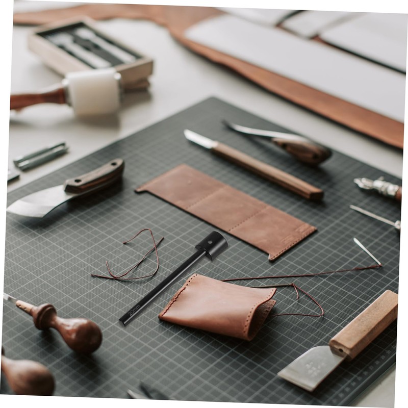 OSALADI Leather Puncher Tool Semicircular Cutter for DIY Leather Craft