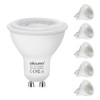 DiCUNO GU10 LED Bulbs 5W Daylight White, 6000K, 500lm, 45