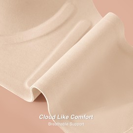 Cuteio Seamless Bras for Women No Underwire, S-2XL, Wireless Padded Bralettes with Support, Comfortable Everyday Bra