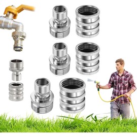 Conectores Rápidos para Manguera de Jardín 3/4" GHT Noclerv Set de 3 Piezas