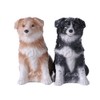 4.75 inches Border Collie Couple Magnetic Salt and Pepper Shaker