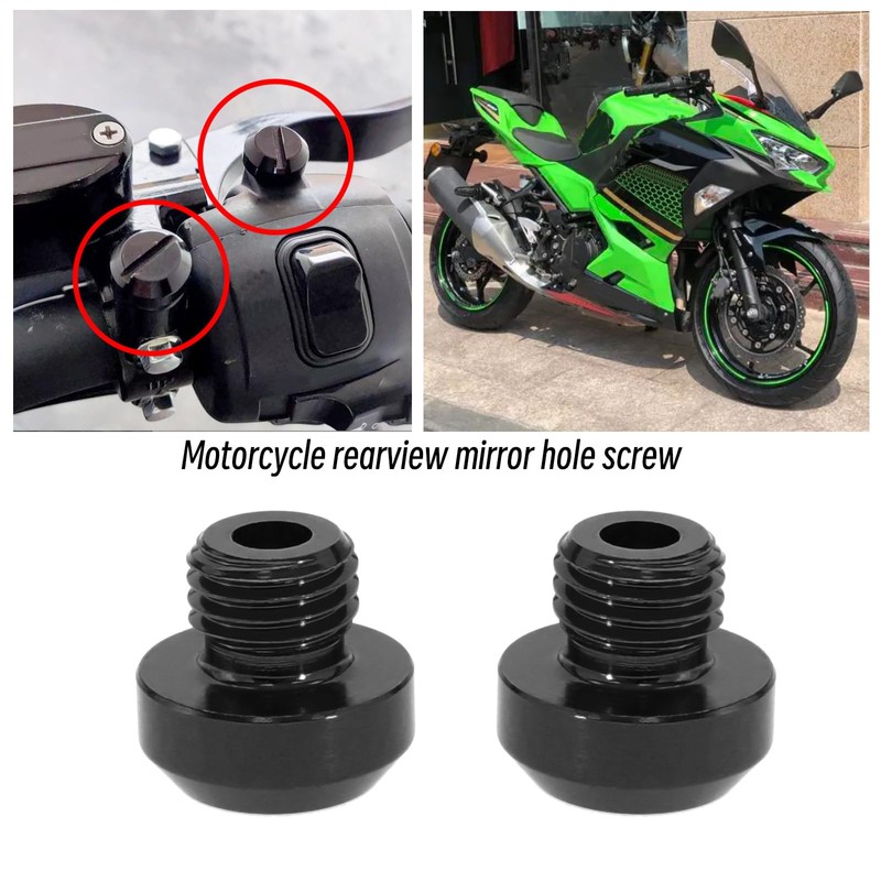 The Lord of the Tools 4PCS Motorcycle Mirror Hole Plugs