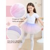 EASTBUDDY Tutu Girls Toddler 4 Layers Tulle Skirt Gradient Ballet