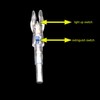 3PCS Archery Lighted Nocks Plastic Automatic with Switch 6.2mm Inner