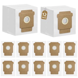 12 Pack Dust Bags Compatible with iRobot Roomba 105X,104,105,Plus 405,505,504,705 Vac,415X,705X, Vacuum Bags, Large Capacity Disposable Replacement Bags