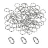 PATIKIL Round Split Ring, 60 Pcs 6mm Small Split Rings
